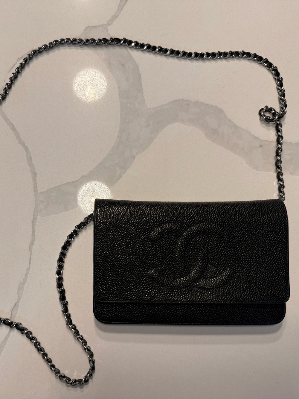 Chanel Woc leather cross body Black